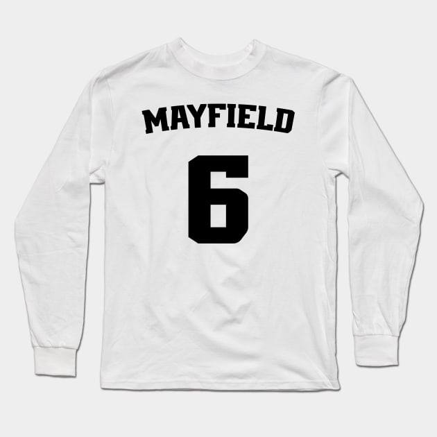 Mayfield Six Number Jersey Long Sleeve T-Shirt by Cabello's